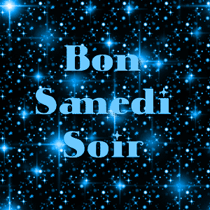 Gif animé Bon samedi soir